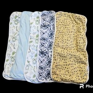 5 Copper Pearl Baby Burp Cloth Large 21''x10''